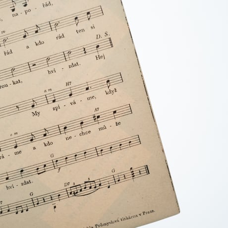 Czech｜sheet music｜HEJ, KOP KOP｜1940s