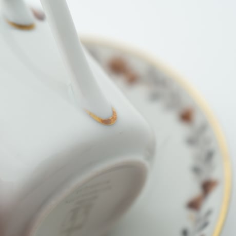 Arabia｜OC model｜cup φ5.5cm｜brown flower