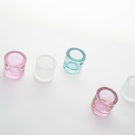 Iittala｜Kivi｜candle holder｜sweet pink