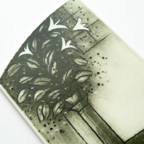Arabia｜Helja｜wall plate｜Wall tile in the hall