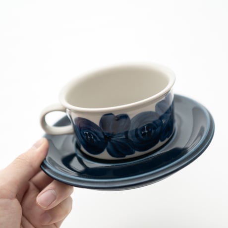 Arabia｜Anemone｜cup φ10cm｜blue｜4