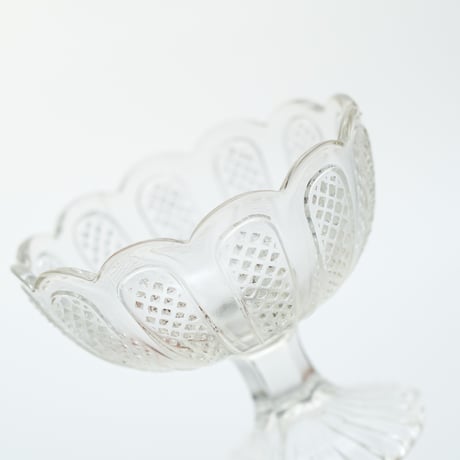 Nuutajarvi｜sugar bowl H8cm｜clear｜02