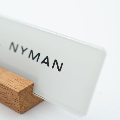 Riihimaki｜name plate｜Gunnel Nyman