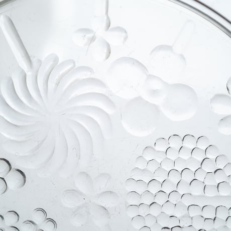 Nuutajarvi｜Flora ｜plate φ17cm｜clear｜2