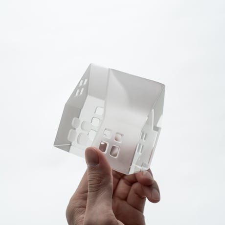 Iittala｜Village｜glass object｜1987｜Postman’s cottage