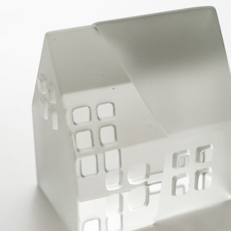 Iittala｜Village｜glass object｜1987｜Postman’s cottage