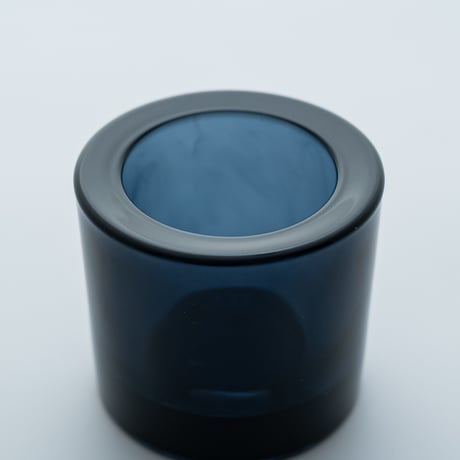 Iittala｜Kivi｜candle holder｜blueberry blue