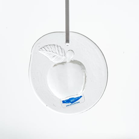 Nuutajarvi｜glass ornament｜apple｜3
