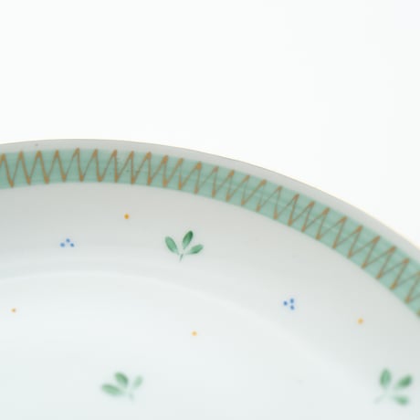 Old Arabia｜plate φ15.5cm｜green