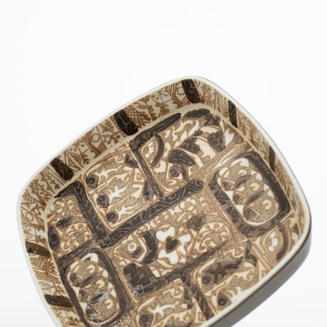 Royal Copenhagen｜Baca｜plate 22cm｜brown