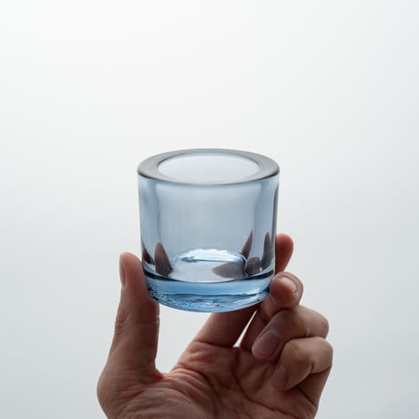 Iittala｜Kivi｜candle holder｜mixed color｜aqua blue｜1