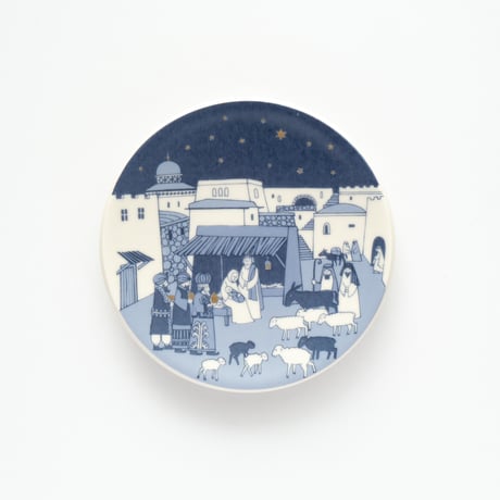 Arabia｜Christmas plate｜Crib