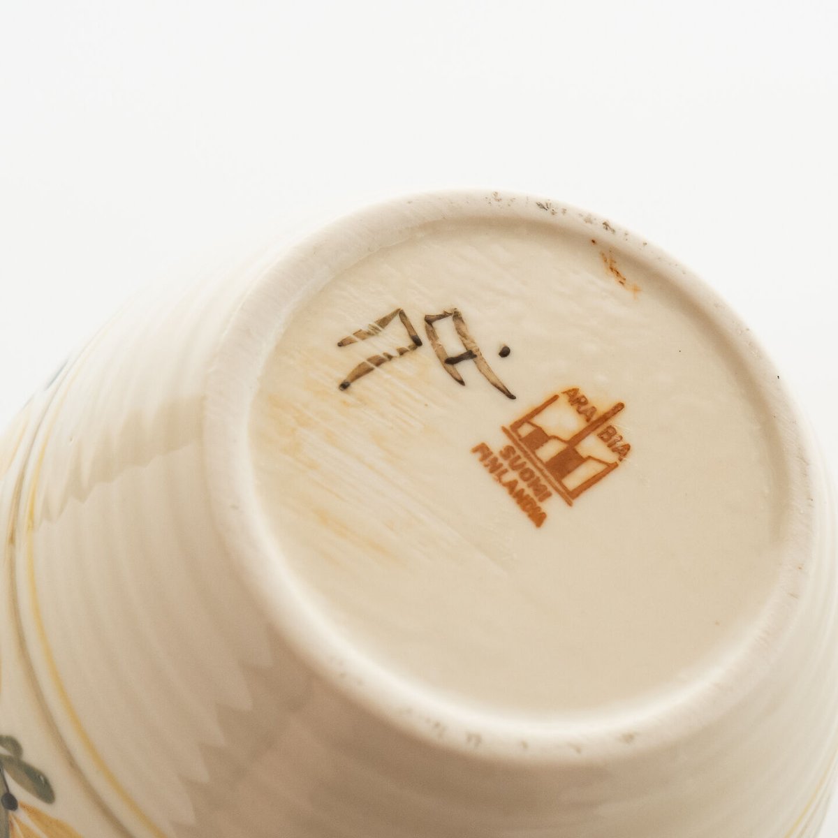 希少OLD あたたかかっ ARABIA 0.5リットルミルクピッチャー