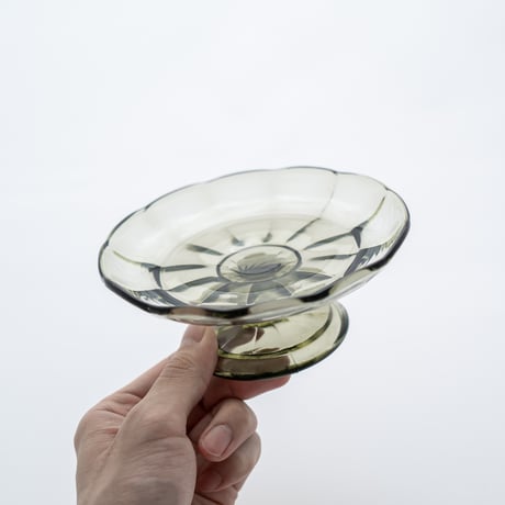 Riihimaki｜footed plate φ14cm｜smoke