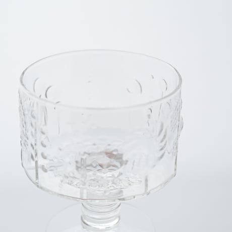 Nuutajarvi｜Flora｜bowl φ8cm｜clear