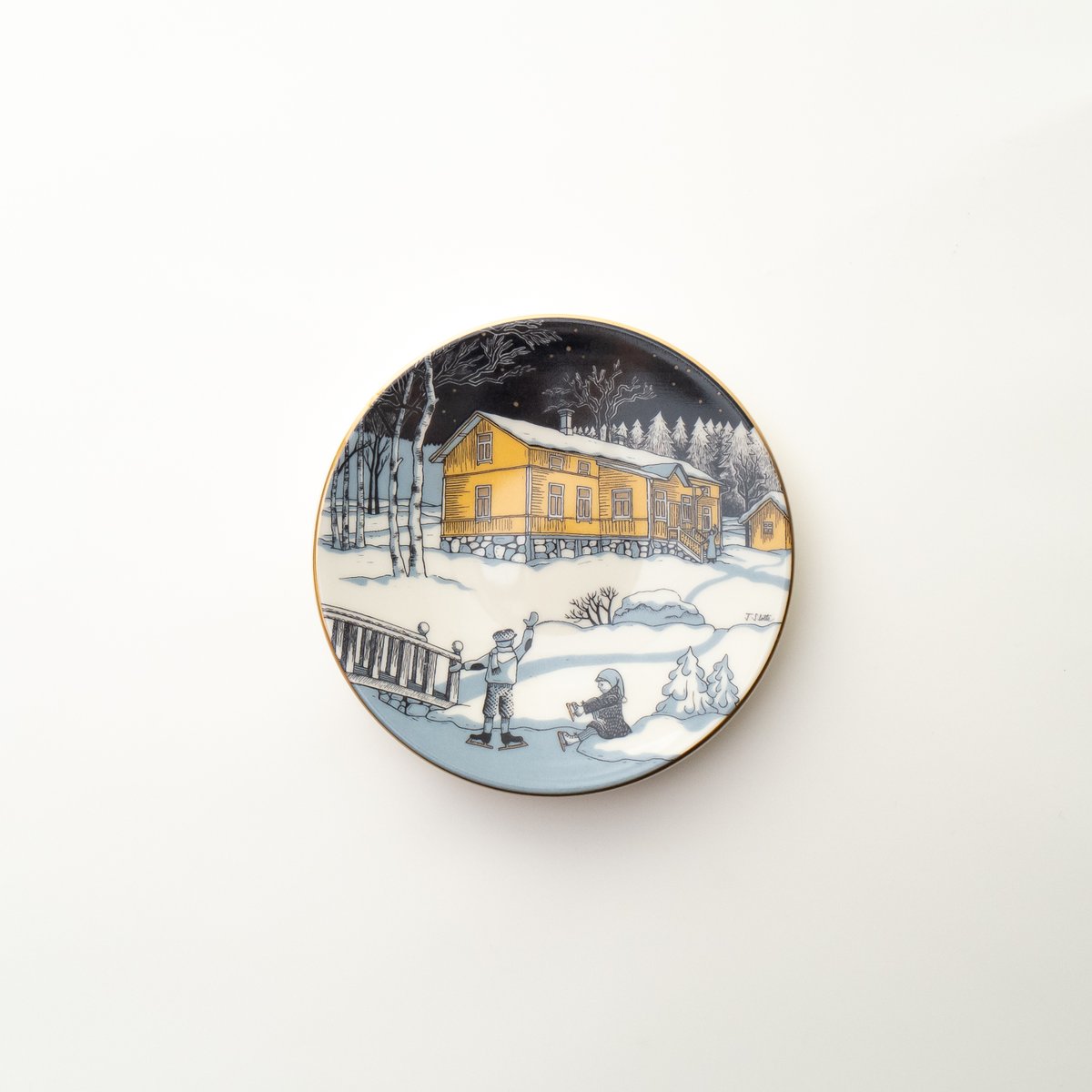 フィンランド☆オールドARABIA(アラビア)クリスマス　ディナープレート☆ フィンランド☆オールドARABIA(アラビア)クリスマスディナープレート☆