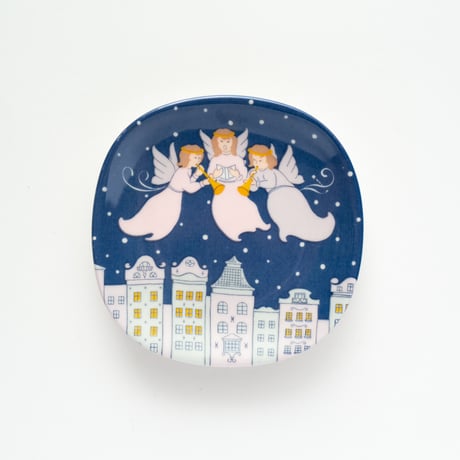 Arabia｜Christmas plate｜angels