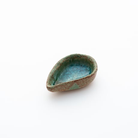 Finland｜small pottery plate｜curved