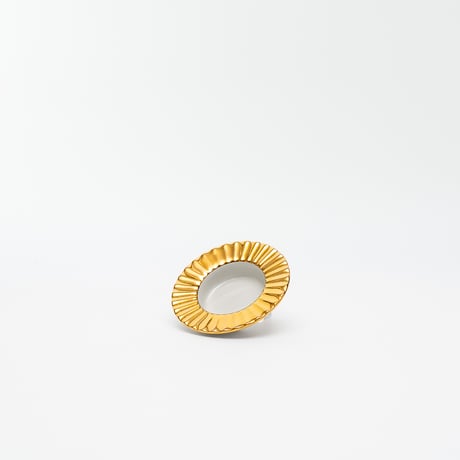 Arabia / Wartsila｜mini tray / candle holder｜gold