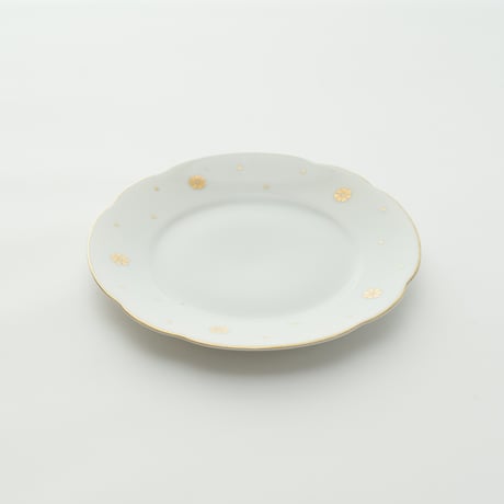Arabia｜Z model｜plate φ17cm｜dots and flowers