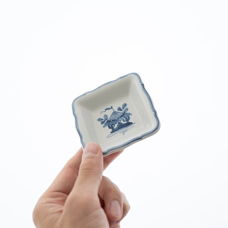 Royal Copenhagen｜Tranquebar｜plate 7.8cm｜hut