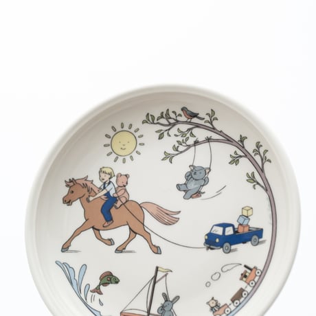 ARABIA｜Pieni ratsastaja｜plate φ18.5cm
