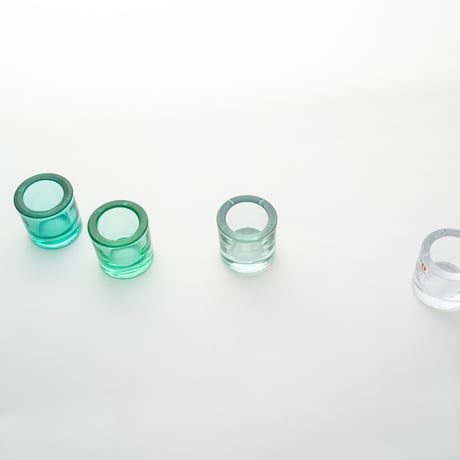 Iittala｜Kivi｜candle holder｜clear