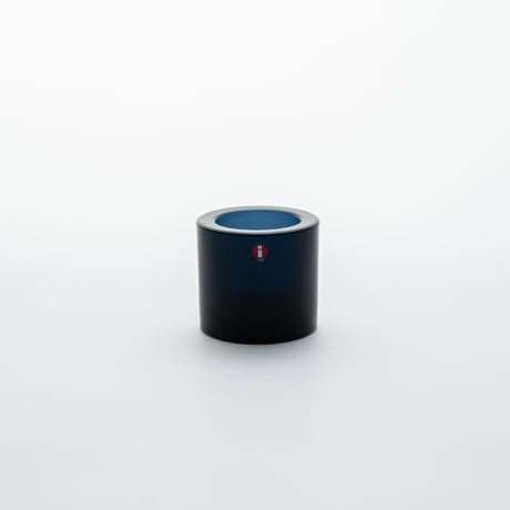 Iittala｜Kivi｜candle holder｜blueberry blue