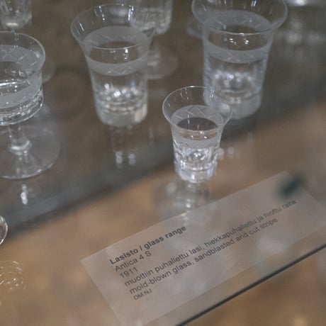 Nuutajarvi｜Antica｜liqueur glass φ4.3×H8.3cm