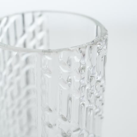 Riihimaki｜Flindari｜vase 16.7cm｜clear