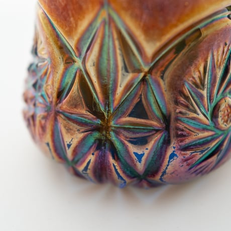 Riihimaki｜Carneval glass｜creamer φ7.4cm