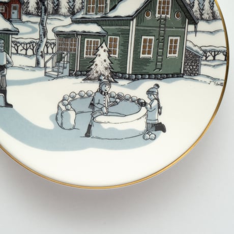 Arabia｜Christmas plate｜Tove｜1997