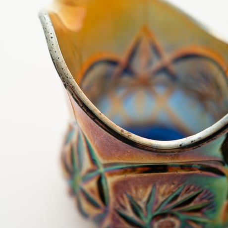 Riihimaki｜Carneval glass｜creamer φ7.4cm