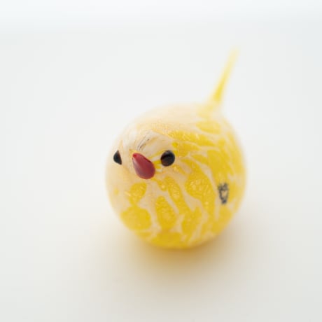 Murano｜glass bird｜yellow