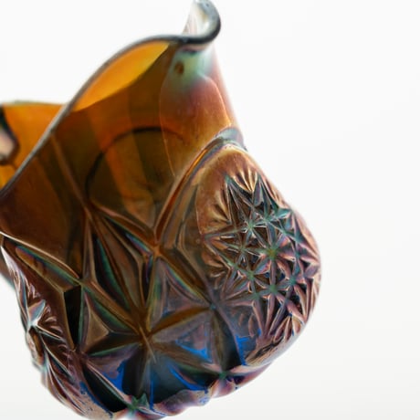 Riihimaki｜Carneval glass｜creamer φ7.4cm
