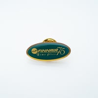 Finnair｜pin badge｜75 time flies