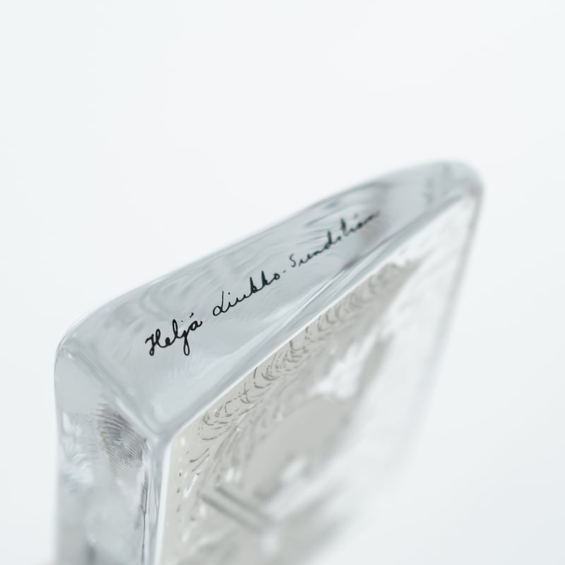 Helja｜glass card｜Bunny skiing｜S | lumikka shop