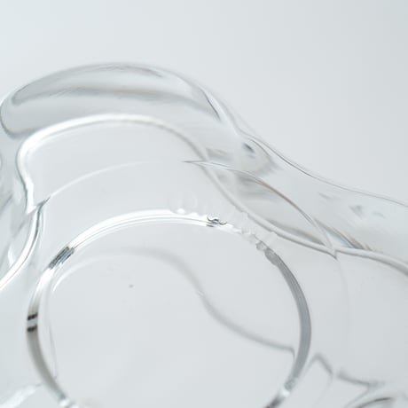 Iittala｜Aalto Collection｜candle holder H55mm｜clear