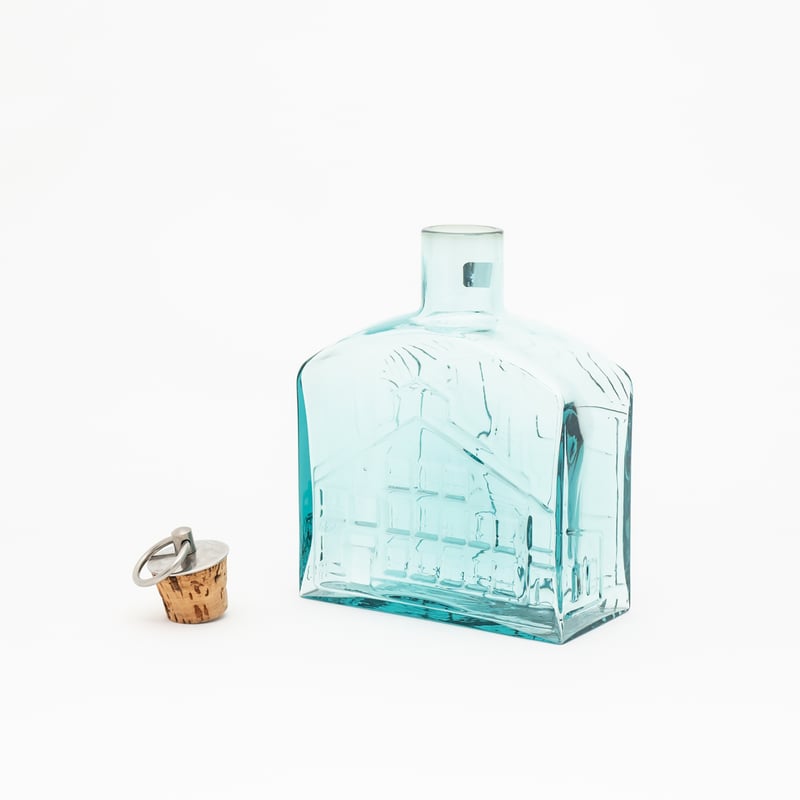 Nuutajarvi｜200th Anniversary bottle｜light blue