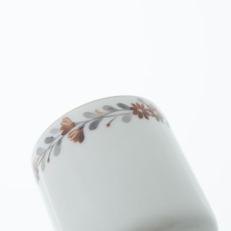 Arabia｜OC model｜cup φ5.5cm｜brown flower