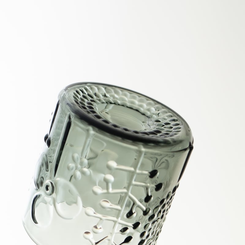 Nuutajarvi｜Flora ｜shot glass φ5.2cm｜grey | lumi