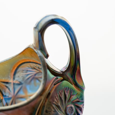 Riihimaki｜Carneval glass｜creamer φ7.4cm