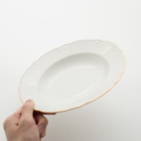 Old Arabia｜Siro｜soup plate φ23.5cm｜gold line｜5