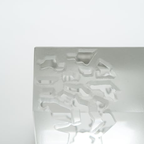 Iittala｜Village｜glass object｜1988｜ Wooden house