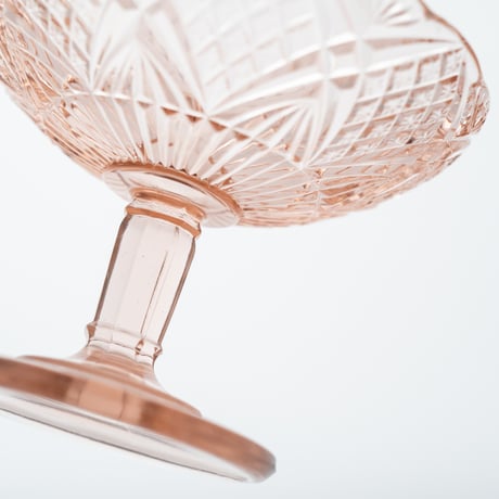 sugar bowl φ12.6cm｜pink