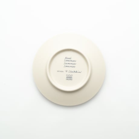 Arabia｜wall plate φ12cm｜summer
