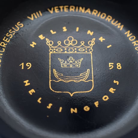 Arabia｜Helsinki｜plate φ9.6cm｜navy
