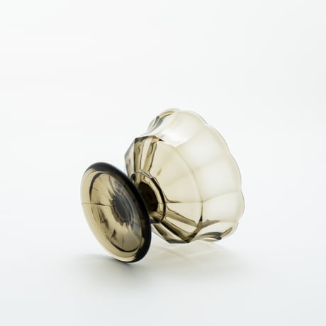 Riihimaki｜bowl 20cm with stem｜smoke
