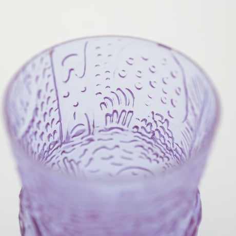 Nuutajarvi｜Fauna｜glass φ4.4cm｜amethyst