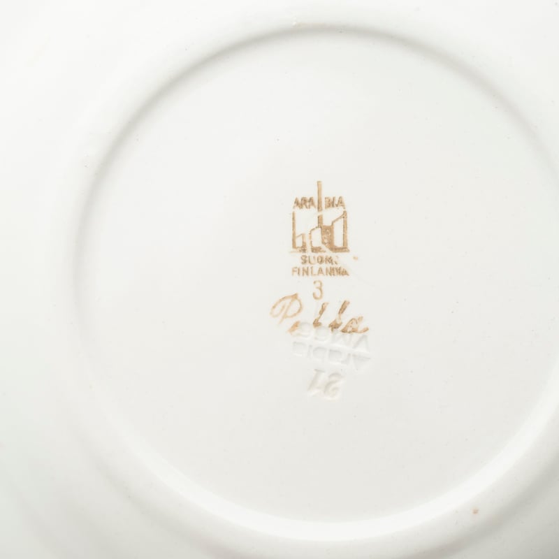 Old Arabia Pekka soup plate φ24cm アラビア①
